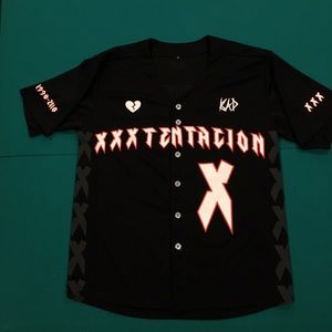XXXTentasion remembrance baseball shirt